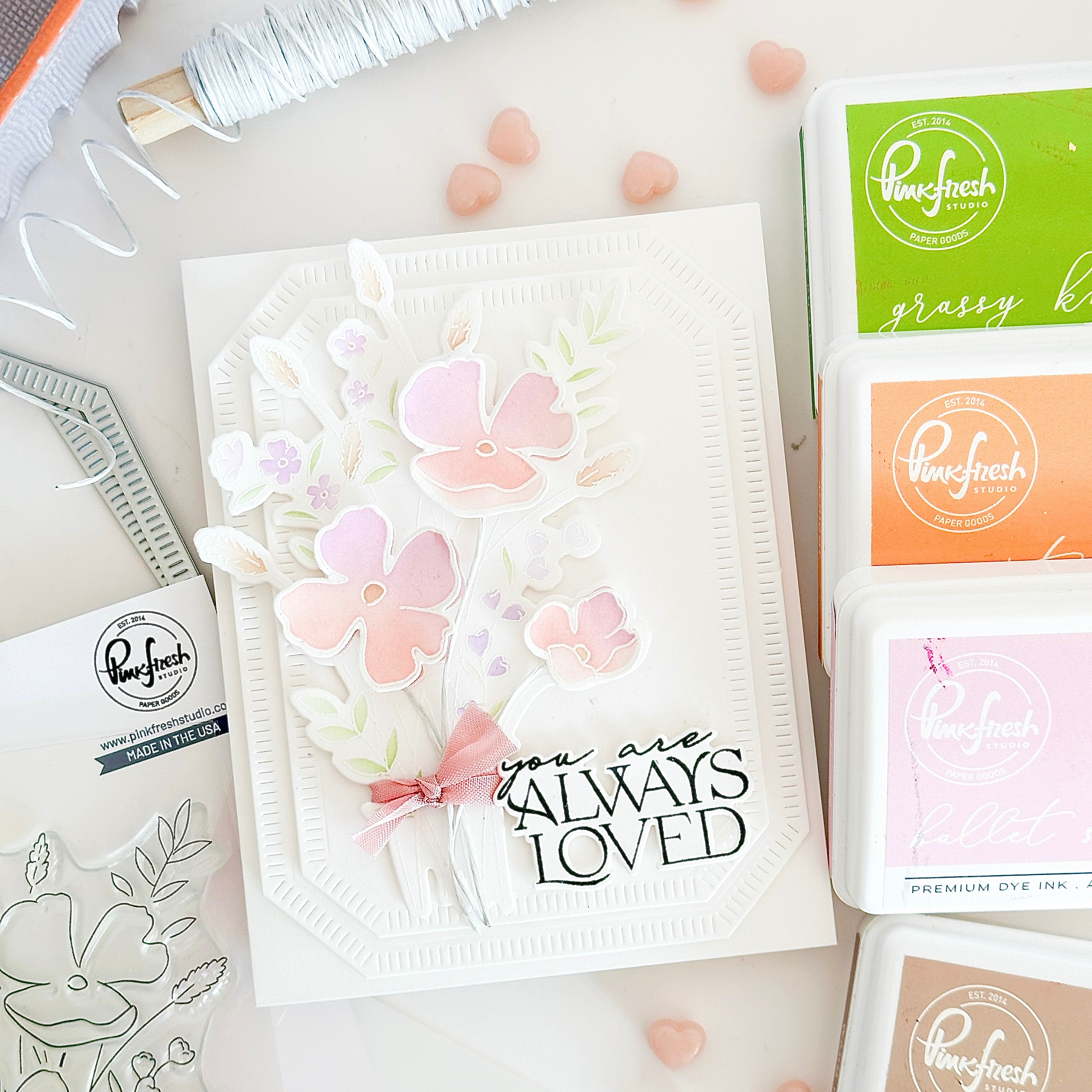 Playful Petals die – Pinkfresh Studio
