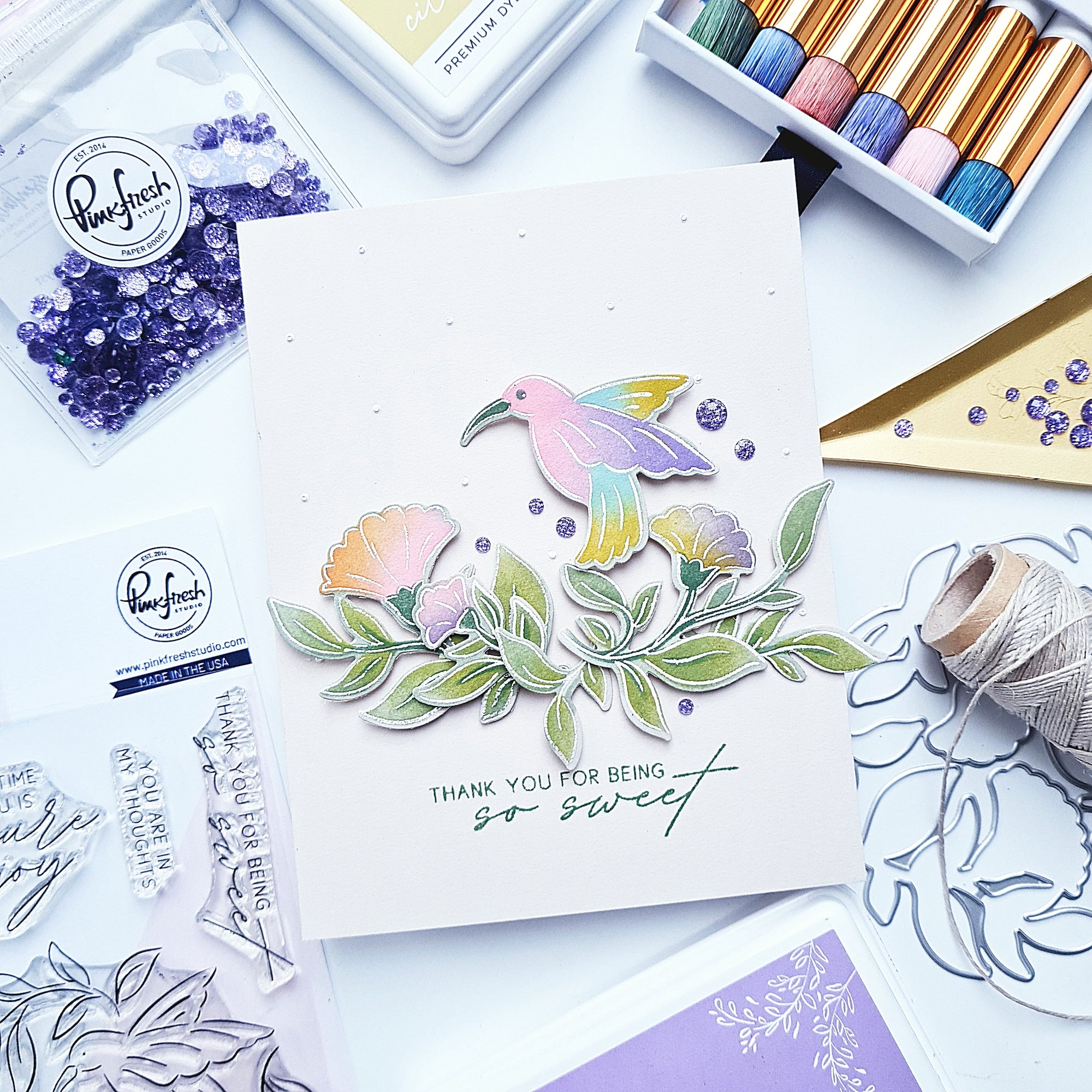 Pure Joy stamp – Pinkfresh Studio