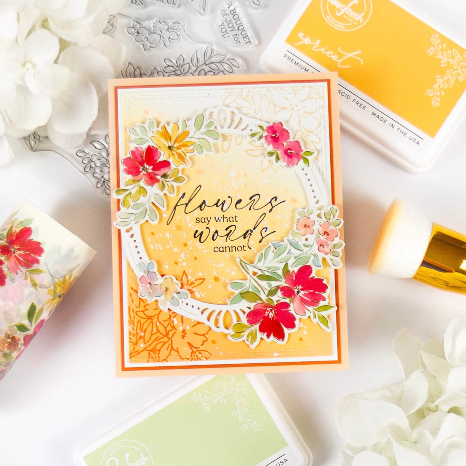 Flowers for the Soul stamp