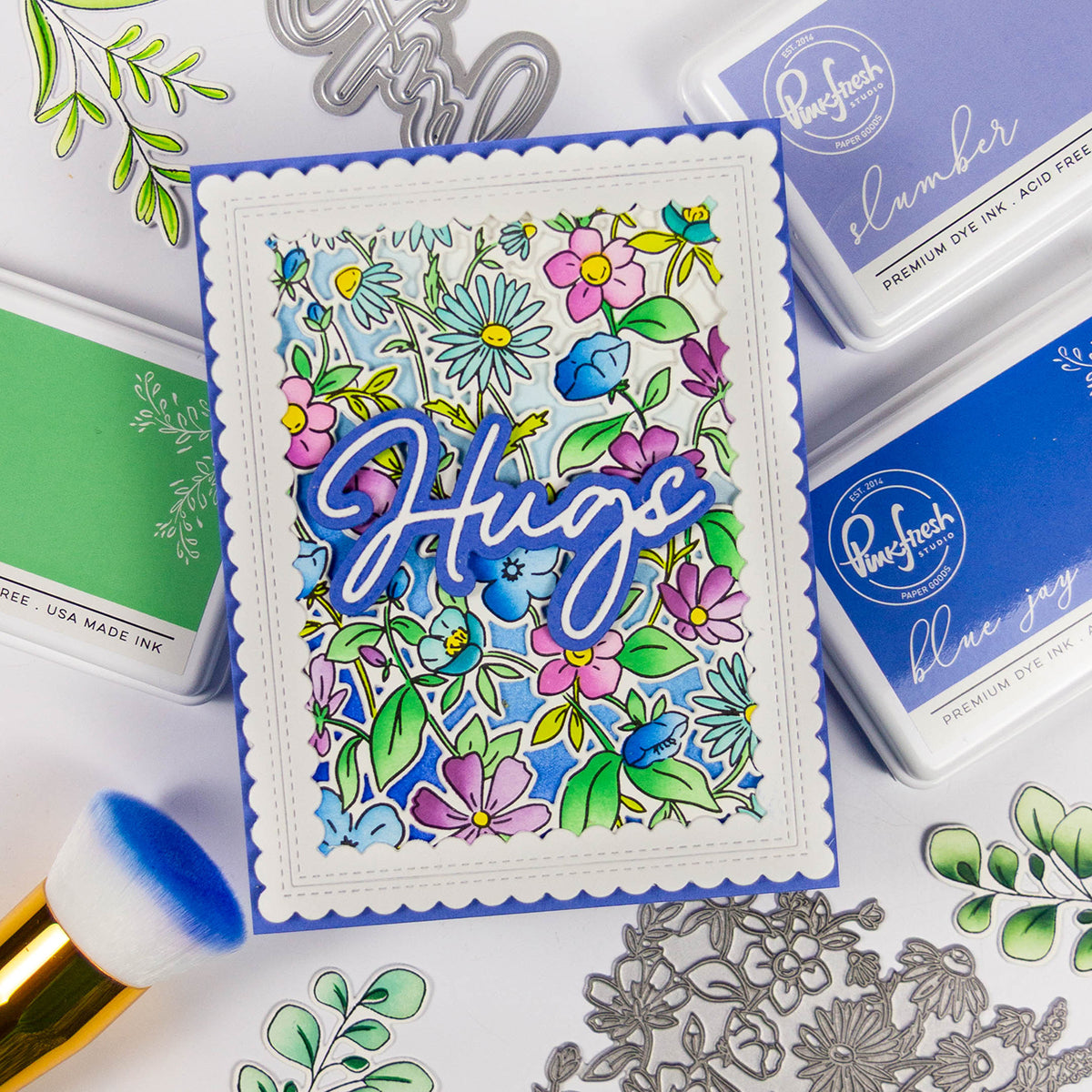 Garden Medley die – Pinkfresh Studio