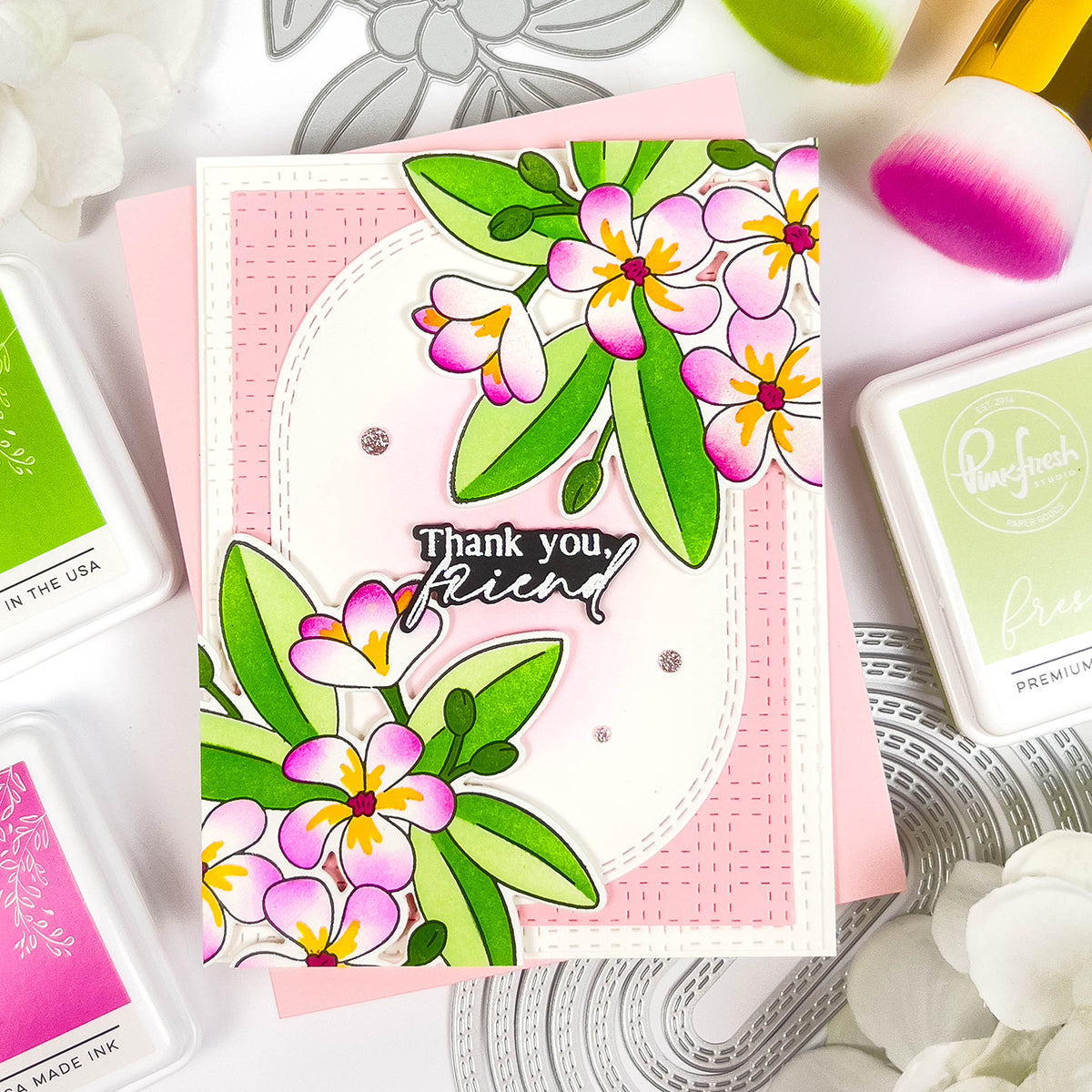 Plumeria die – Pinkfresh Studio