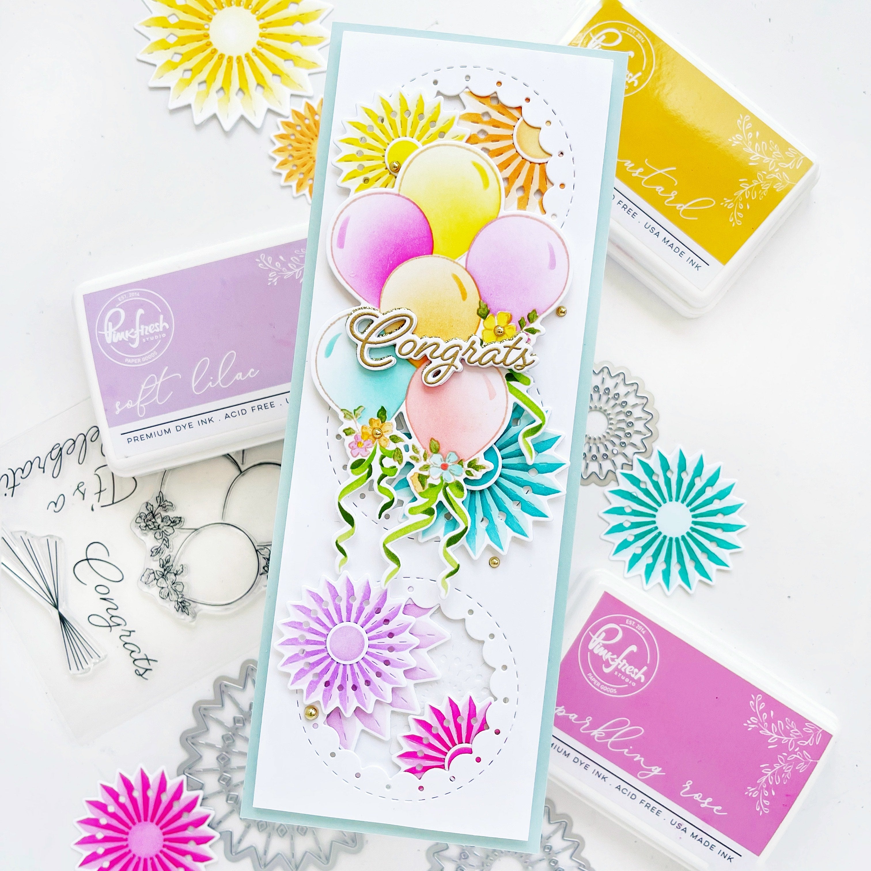 Essentials: Slim stitched scallop circle die – Pinkfresh Studio