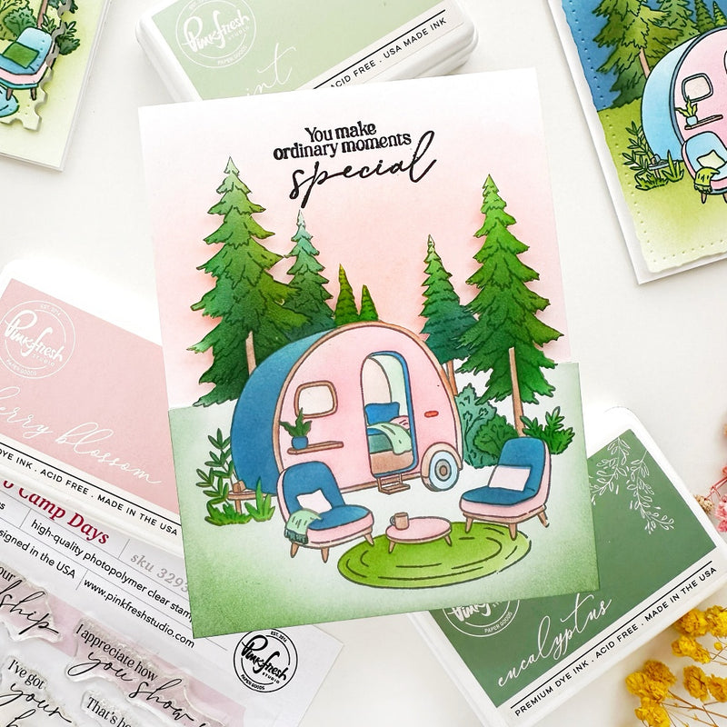 Retro Camp Days stamp