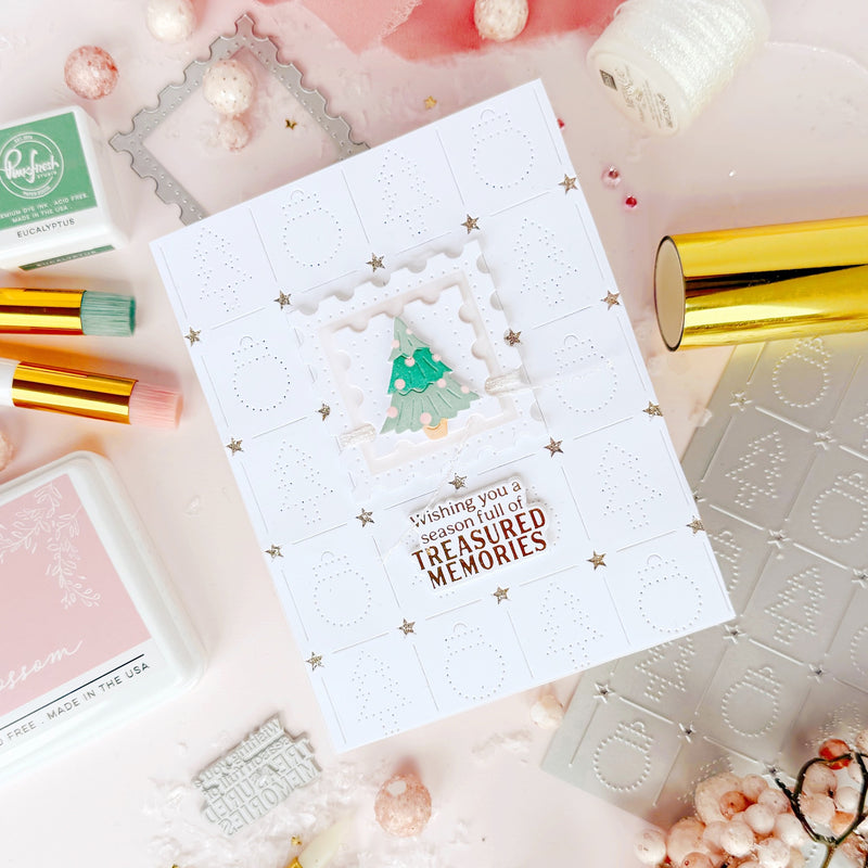 Essentials: Dotted Postage Square die