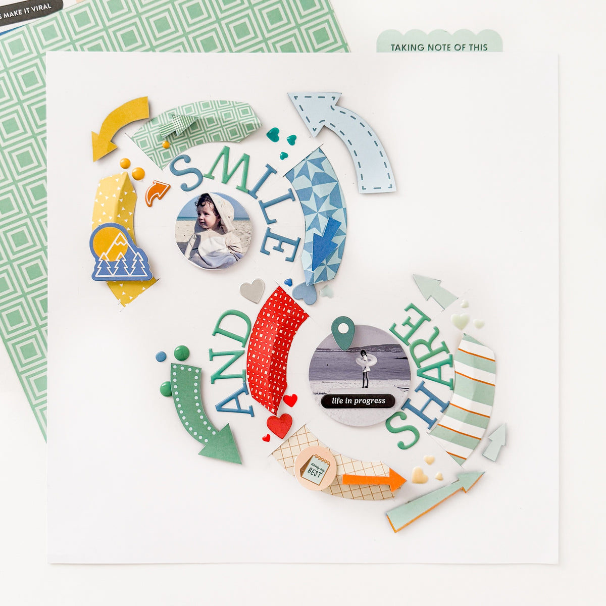 Legendary: Chipboard Phrase Stickers