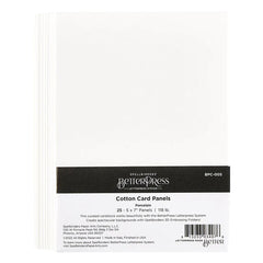 Porcelain BetterPress A7 Cotton Card Panels