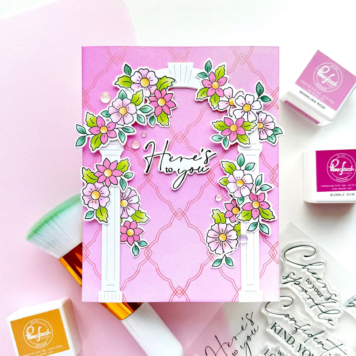 Fragrance Notes stencil