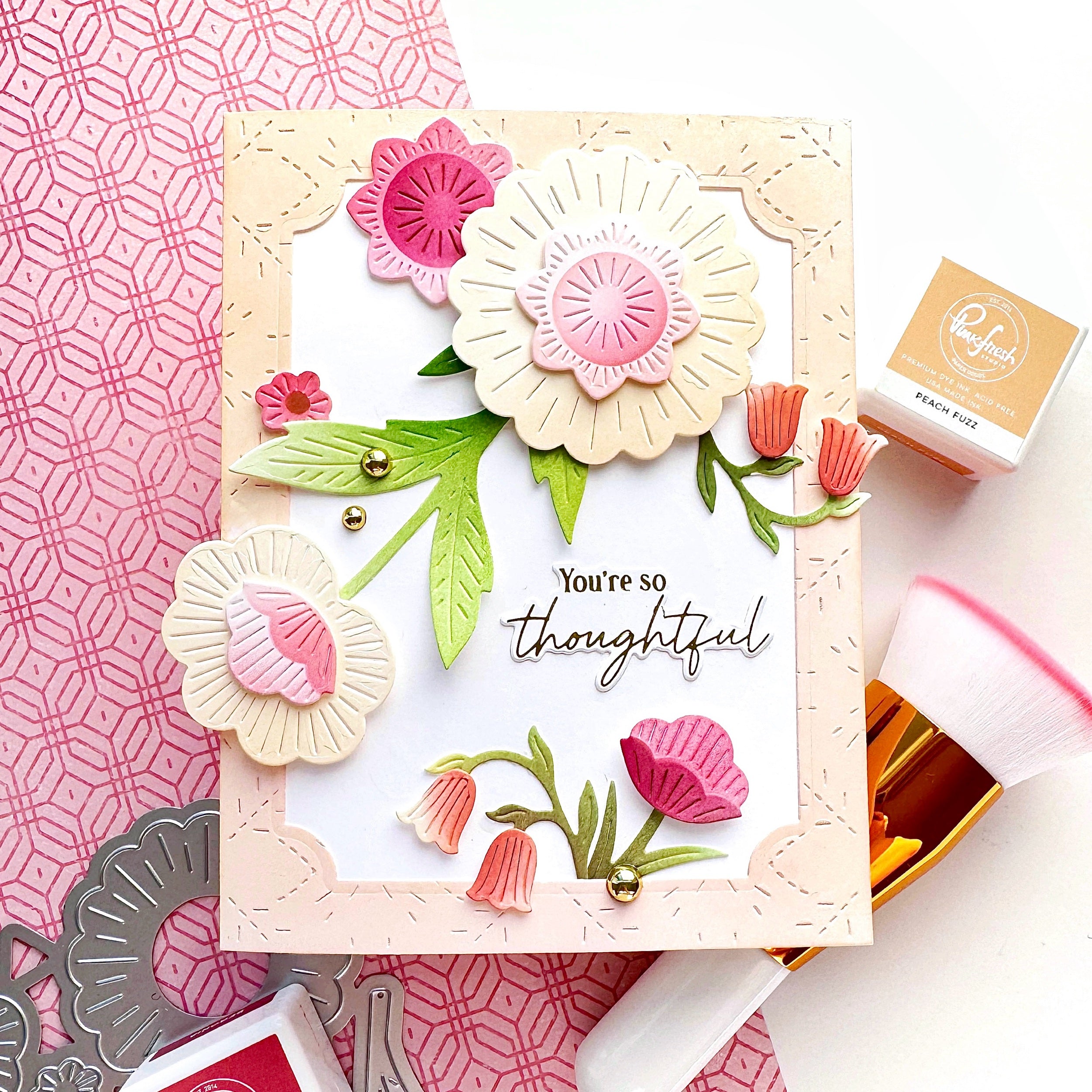 Petal Mosaic coverplate die