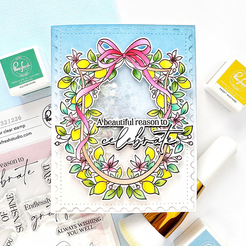 Lemon Blossom Crest stamp