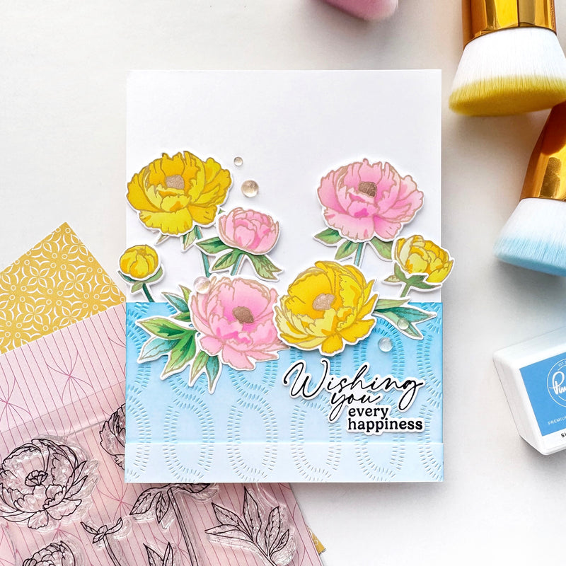 Blushing Blooms stamp