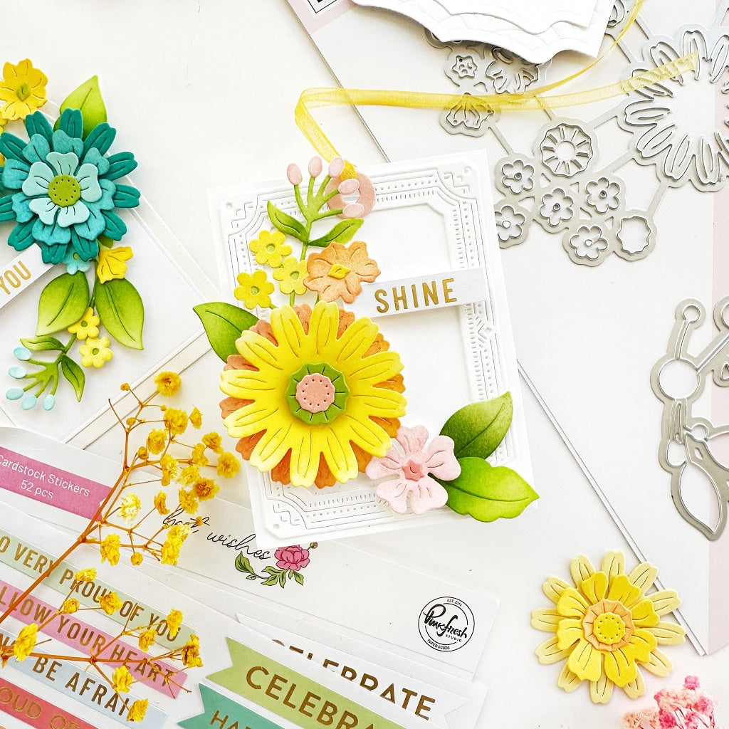 life with flowers 完売 Hibiscus Washi die – Pinkfresh Studio