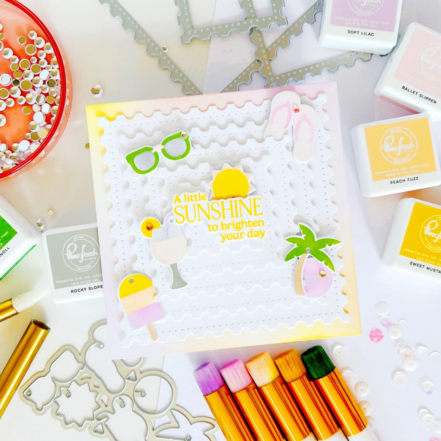 Sunshine & Smiles stamp