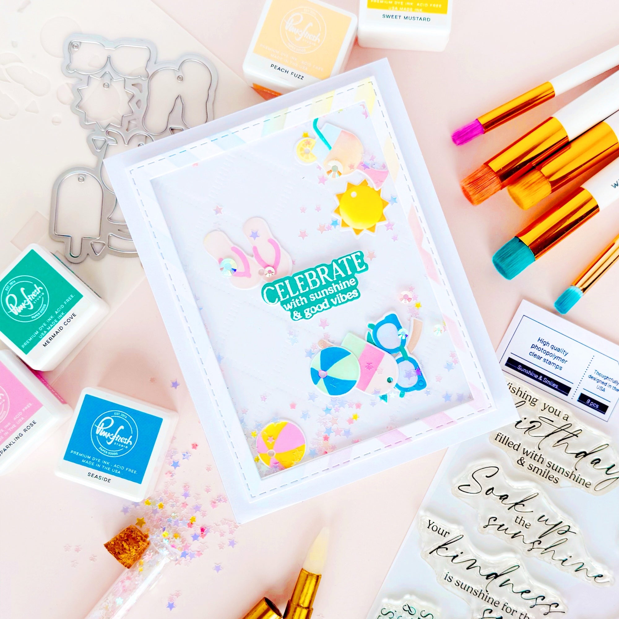 Sunshine & Smiles stamp