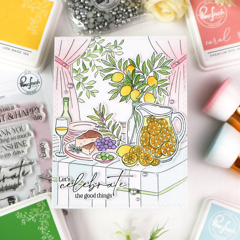 Citrus Still Life stamp