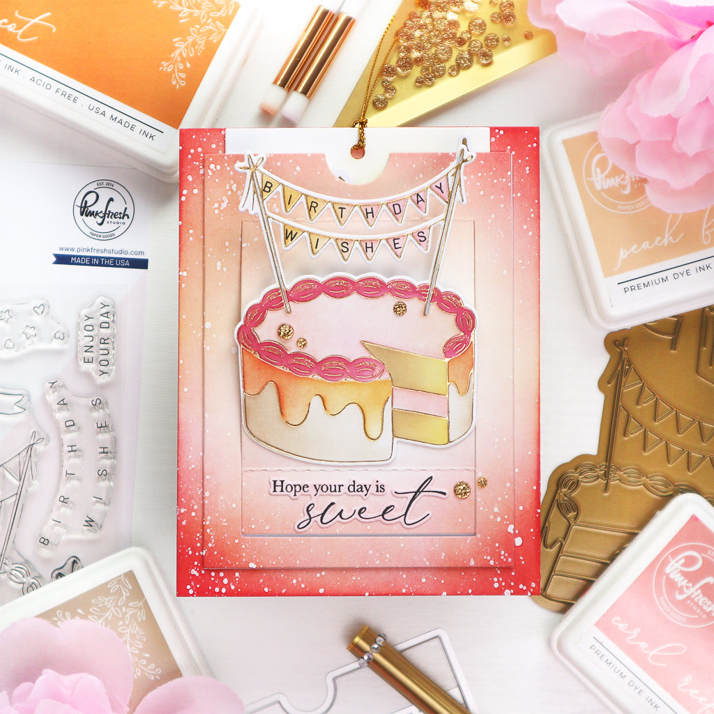 Sweet Day hot foil – Pinkfresh Studio