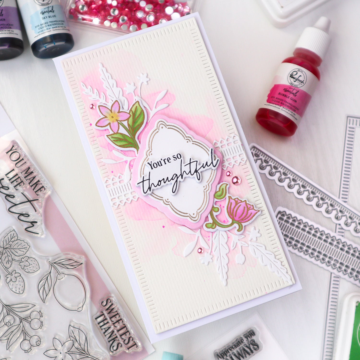 Cottage Frames stamp – Pinkfresh Studio