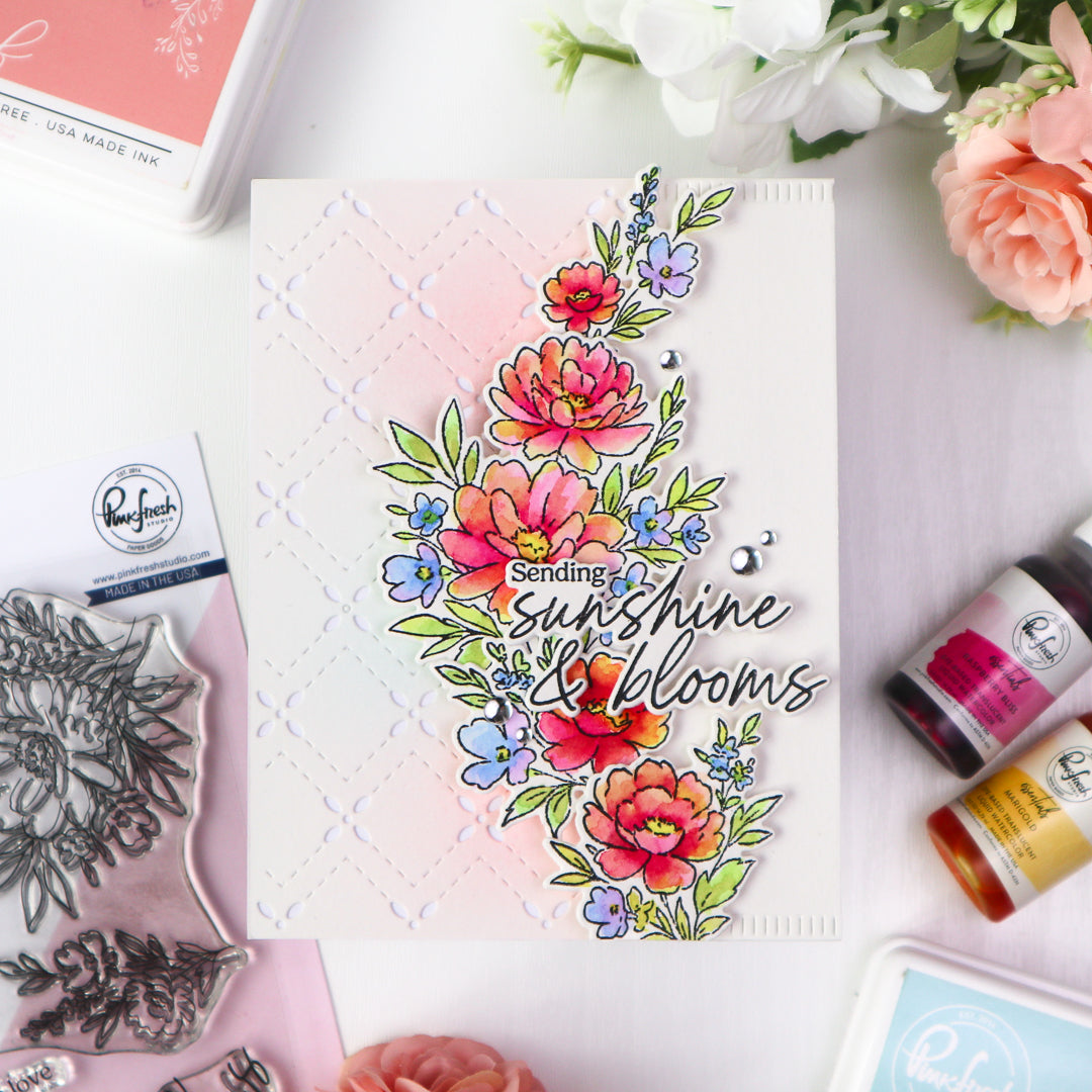 Essentials: Nested Hexagons Blanket Stitched die – Pinkfresh Studio