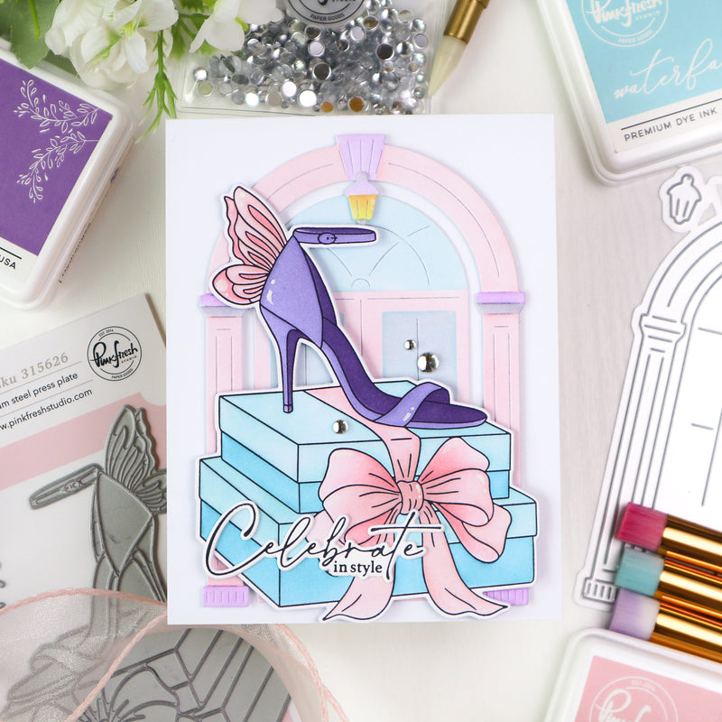 Step into Style stencil