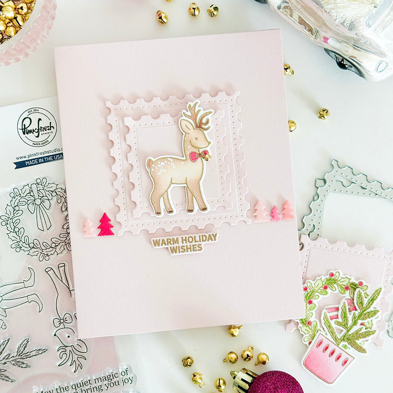Essentials: Dotted Postage Square die