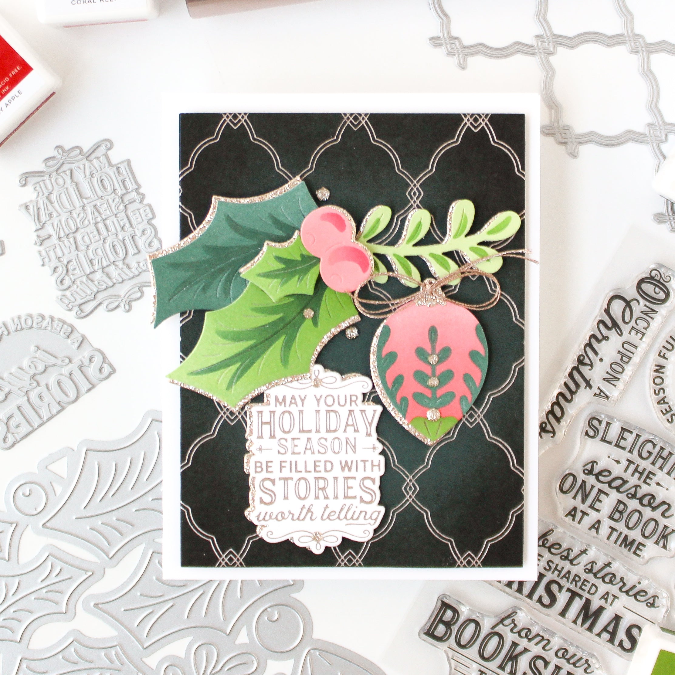 Interlaced Quatrefoil press plate