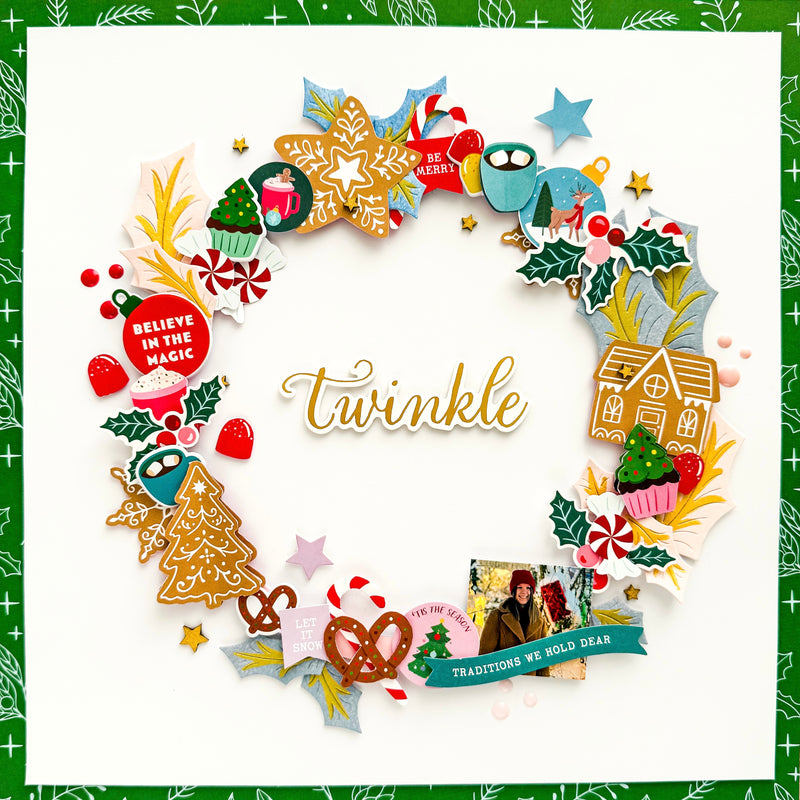 Very Merry Christmas: Chipboard Titles
