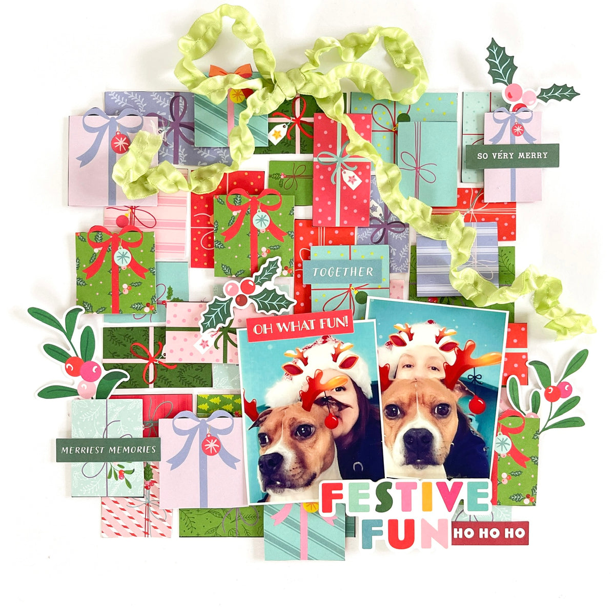 Very Merry Christmas: Chipboard Titles