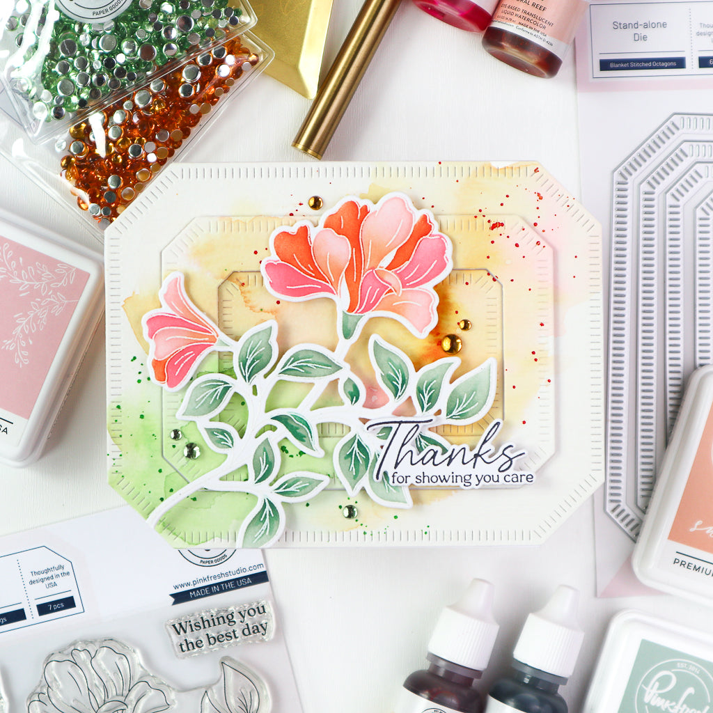 Amazing Things stencil – Pinkfresh Studio