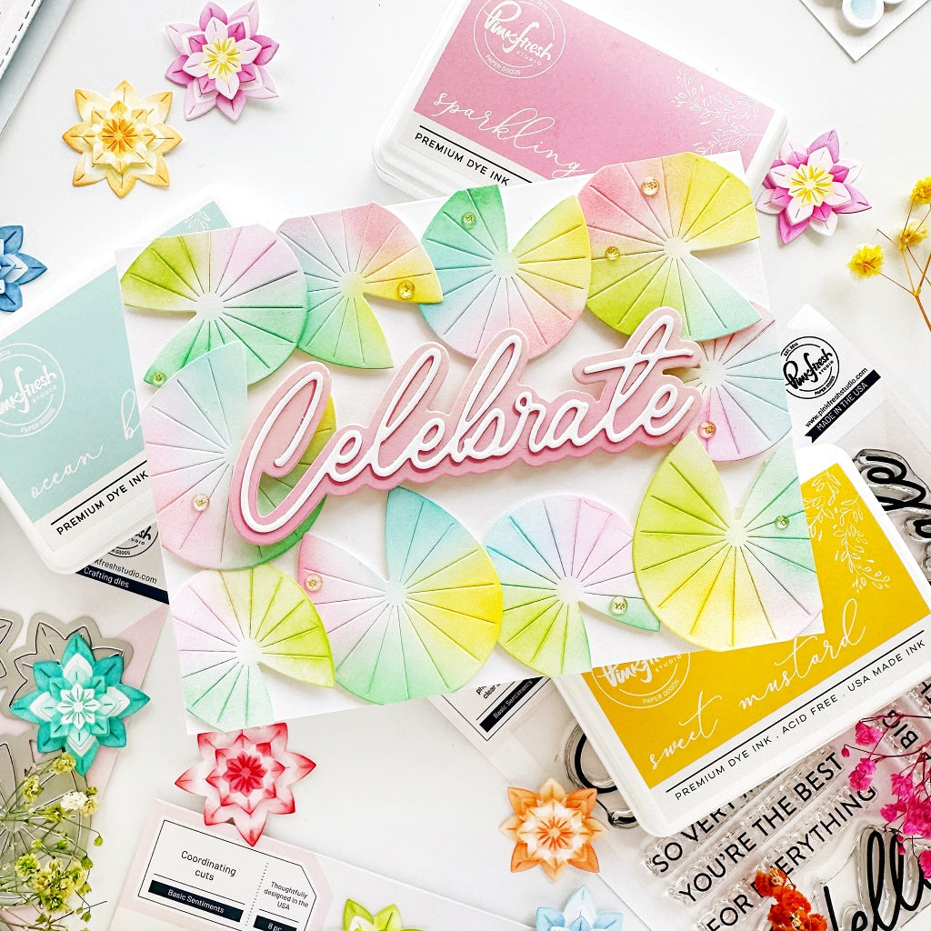 Tranquil Water Lilies die – Pinkfresh Studio