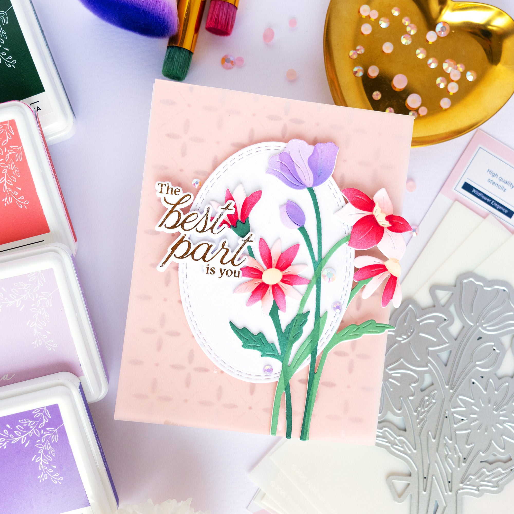 Essentials: Nested Ovals Double Stitch die