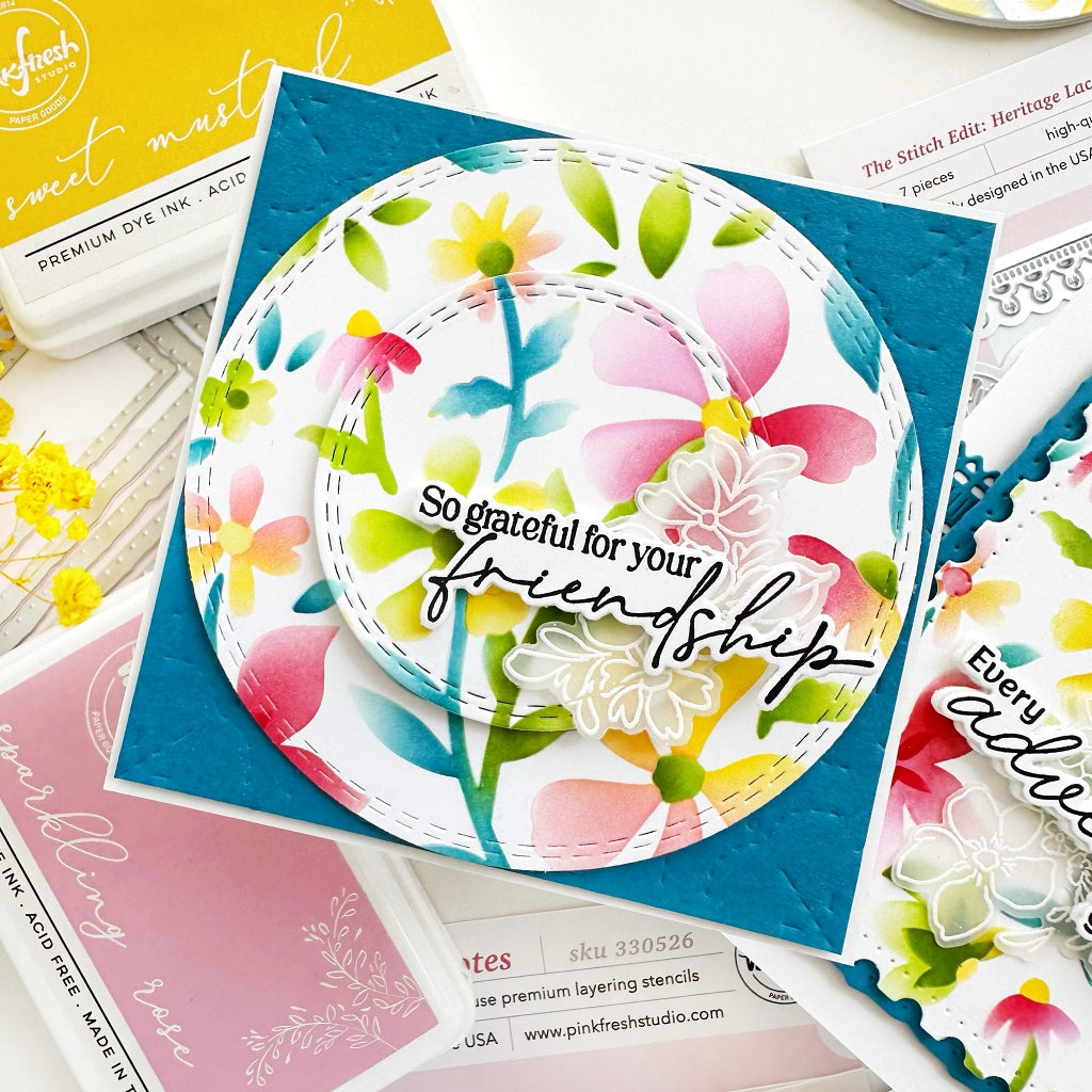 Petal Mosaic coverplate die