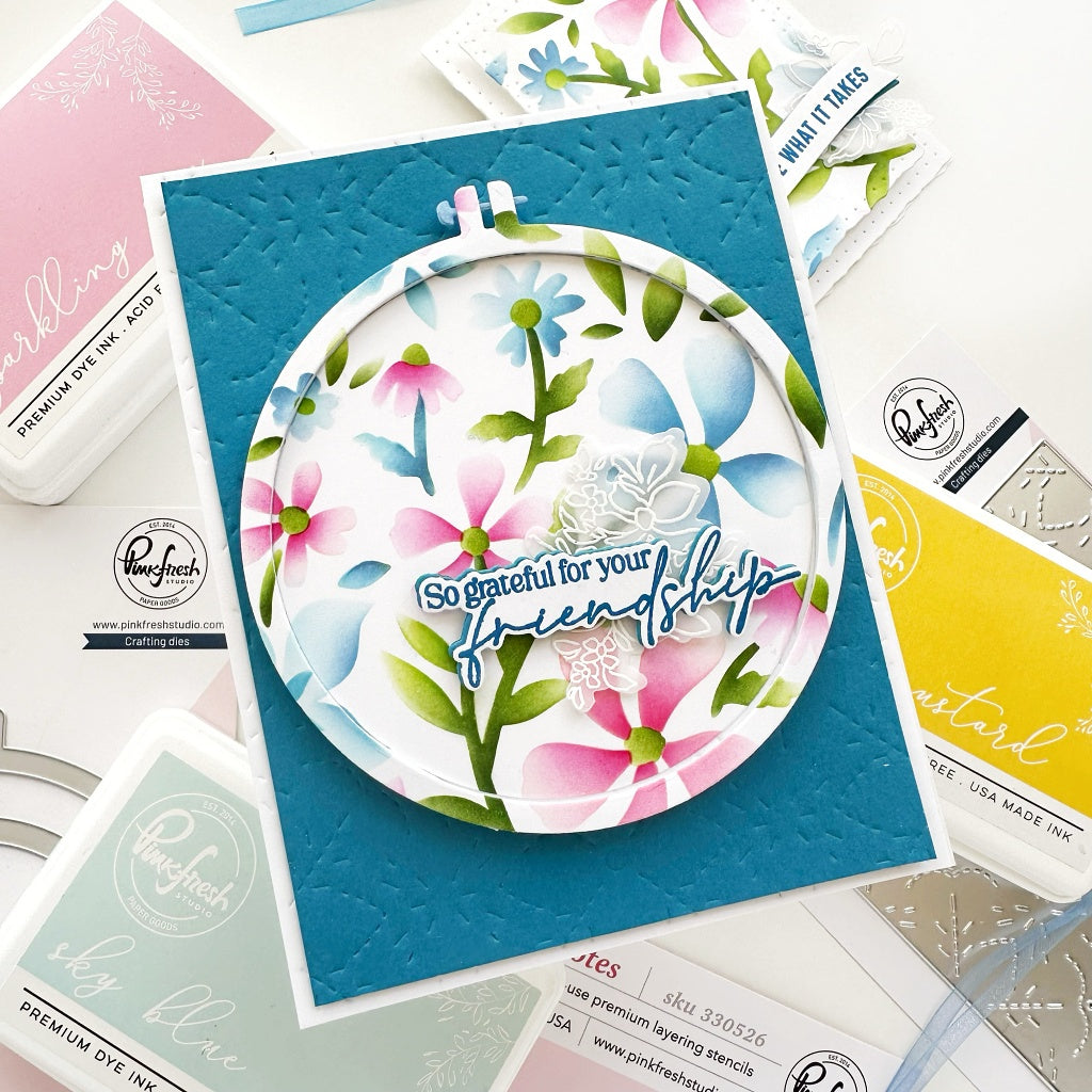 Embroidery Hoops die – Pinkfresh Studio