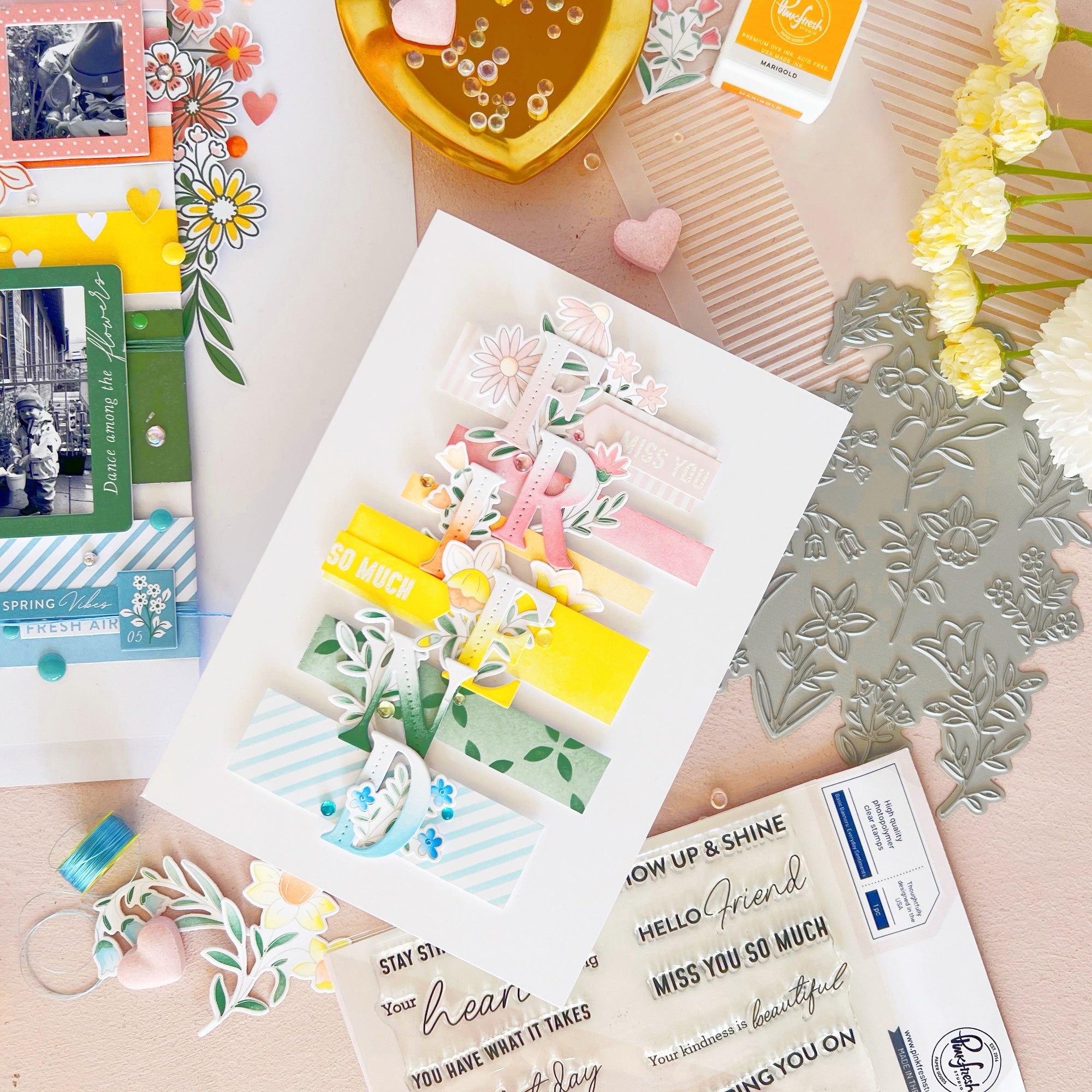 Print Shop: Modern Botanicals stencil