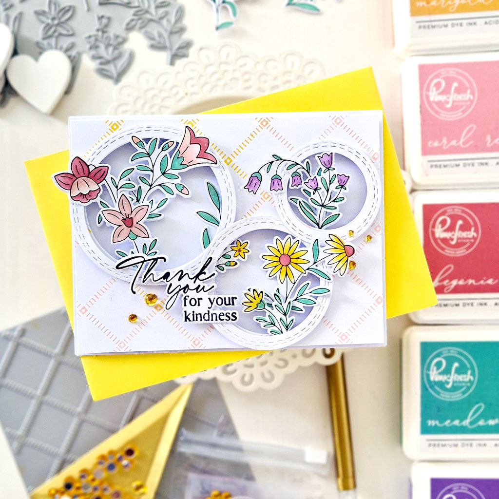 Print Shop: Modern Botanicals die – Pinkfresh Studio