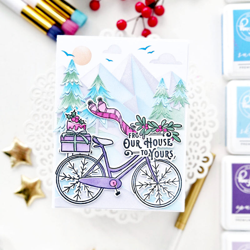 Holiday Bicycle stamp
