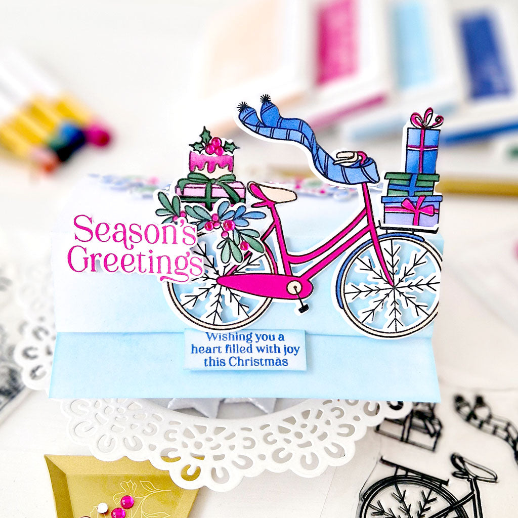 Holiday Bicycle stamp