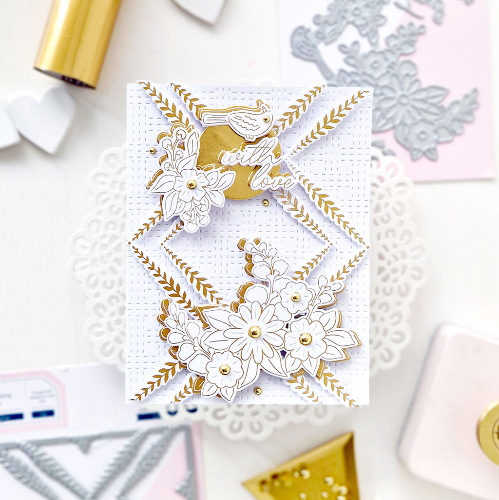 Stitched Basket Weave Coverplate die – Pinkfresh Studio