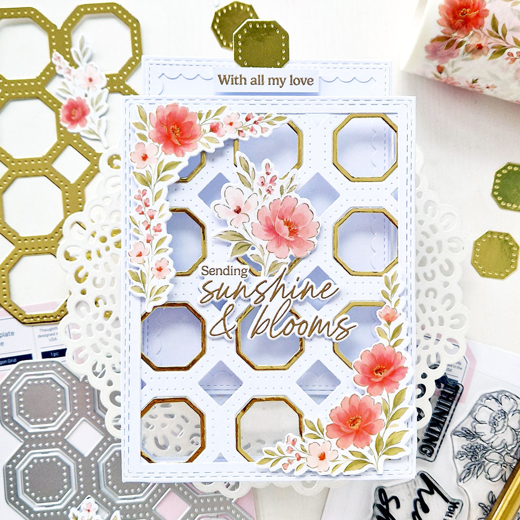 Essentials: Stitched Scallop Rectangles Die Set