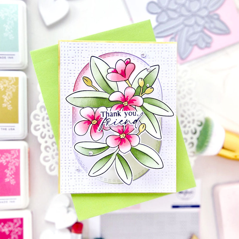 Plumeria stamp