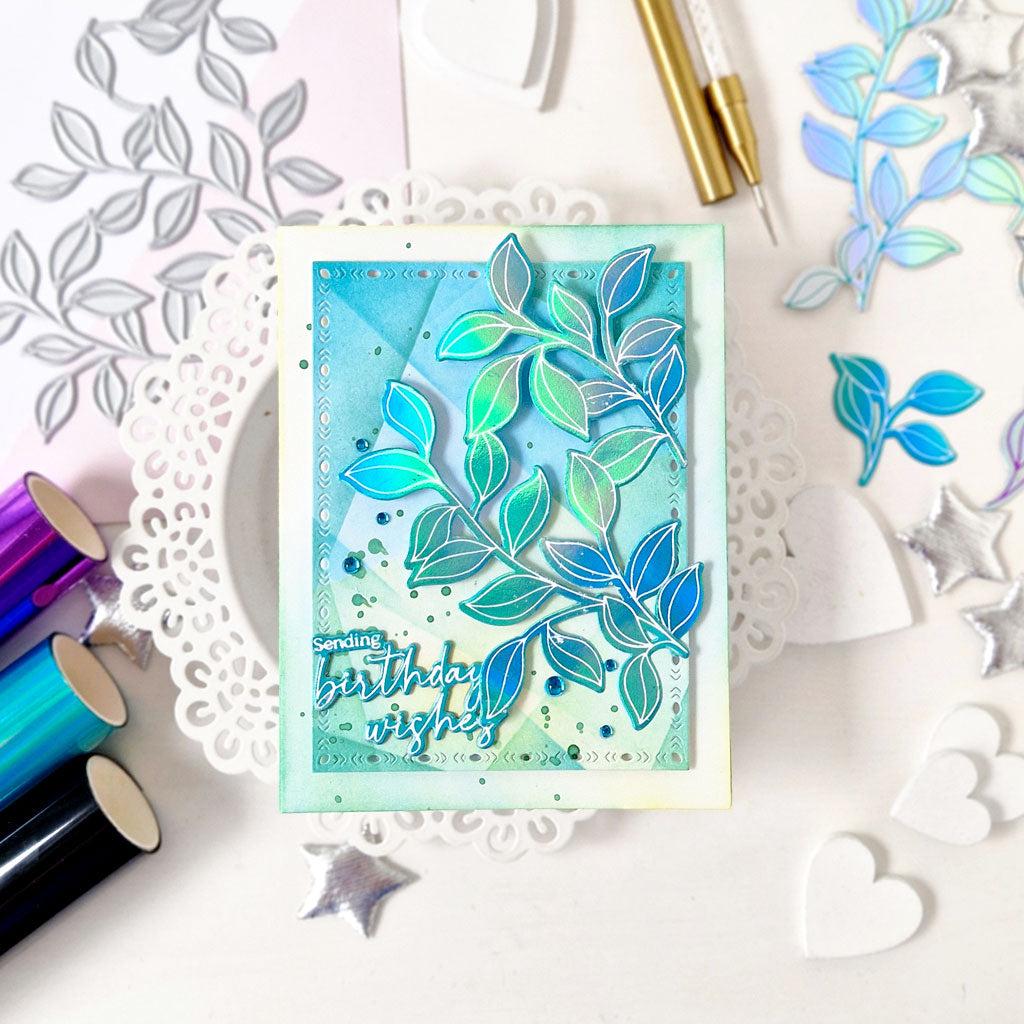 Overlapping Geometrics stencil – Pinkfresh Studio