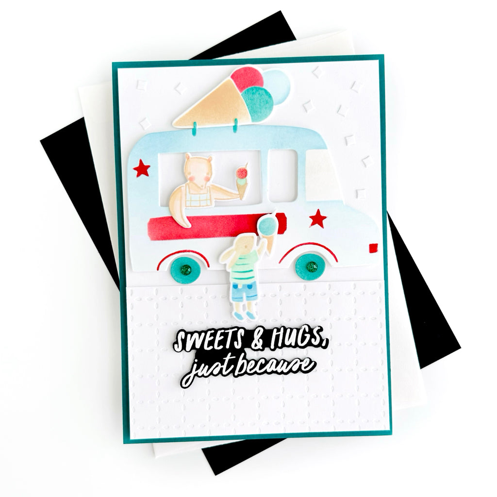 Ice Cream Truck stamp