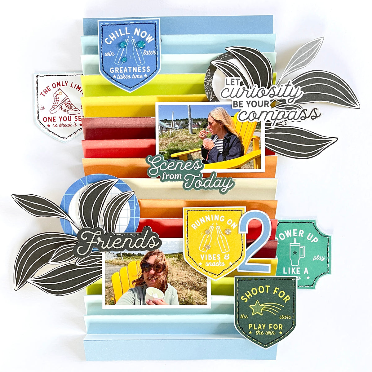 Legendary: Chipboard Phrase Stickers