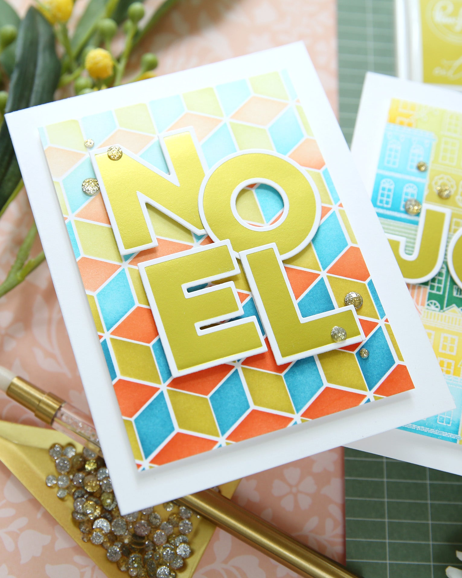 Noel hot foil – Pinkfresh Studio