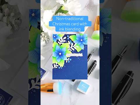 Whispers of Poinsettia stencil