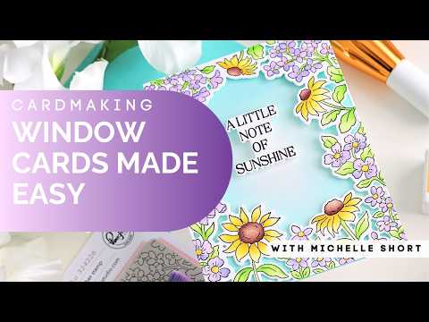 Sunlit Garden cling stamp