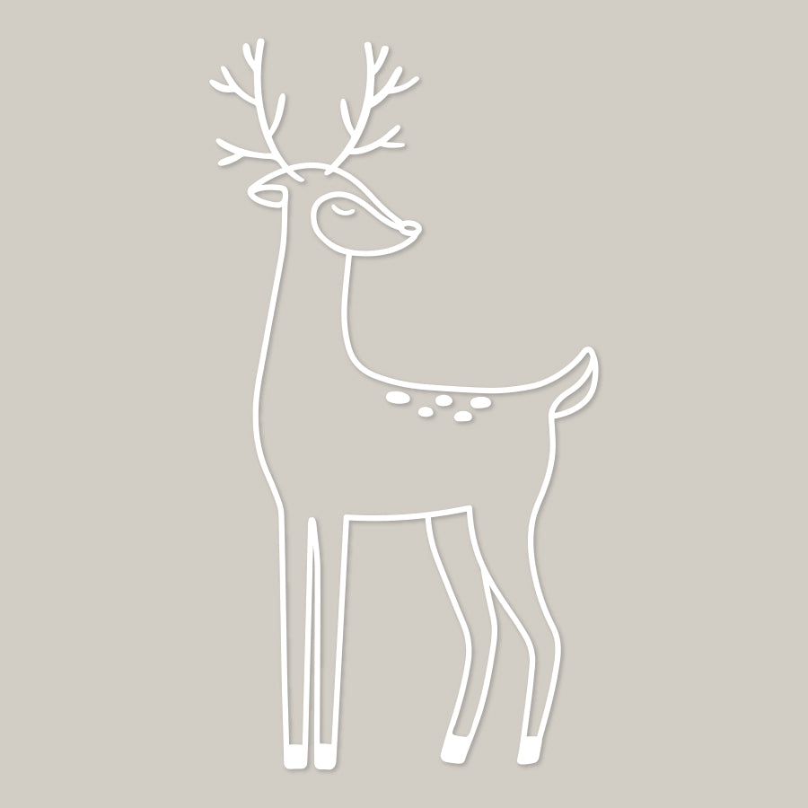 Holiday deer cut file