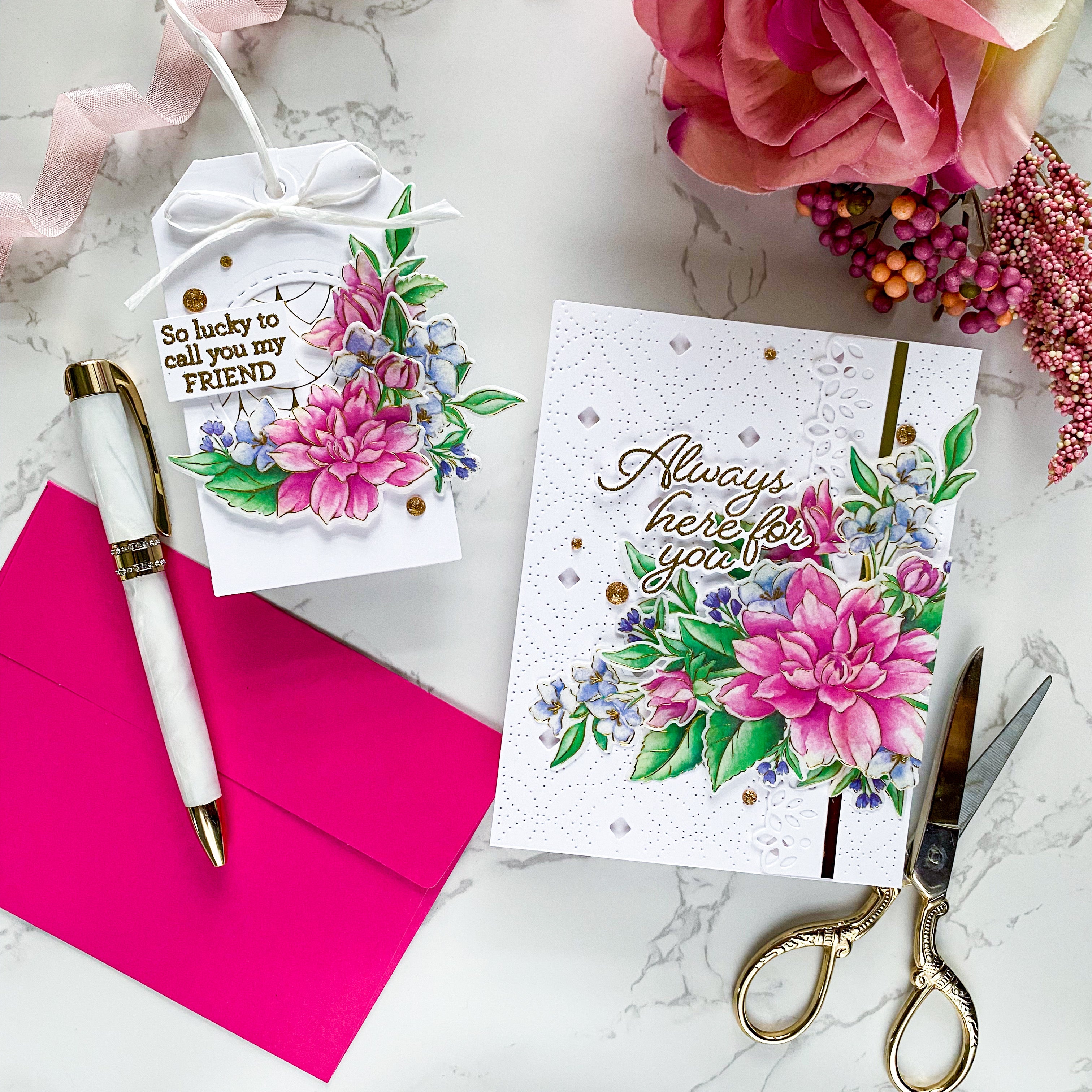 Artistic Dahlia die – Pinkfresh Studio