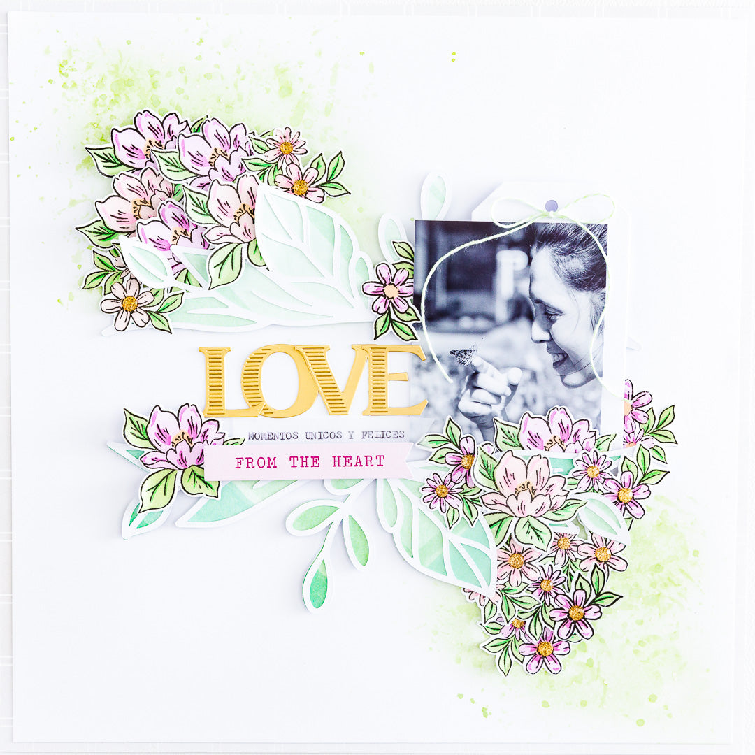 Dreamy Florals stencil