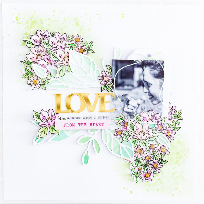 Dreamy Florals stamp