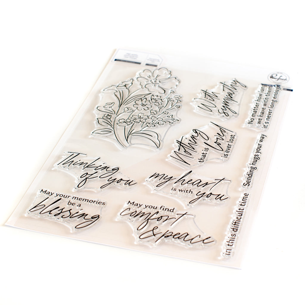 Pinkfresh Studio with Sympathy Clear Stamp Set 180022