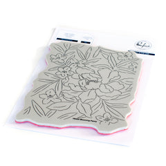 Blooming Peony stamp